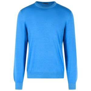 Gran Sasso Light Blue Cashmere Sweater Men